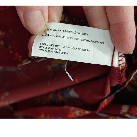 Altar'd State Tunic Mini Dress Keyhole Medium Floral - Picture 6 of 6